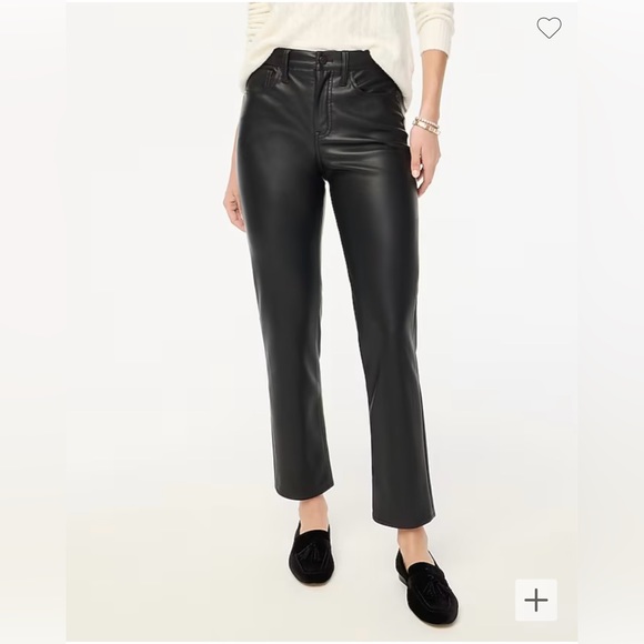 Faux Leather Straight Leg Pants - Picture 3 of 4
